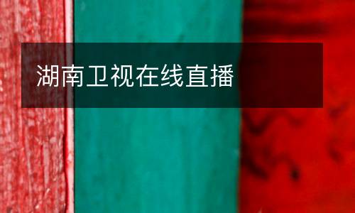 湖南衛(wèi)視在線直播