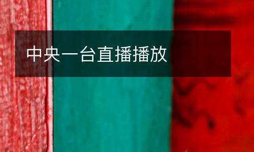 中央一臺(tái)直播播放