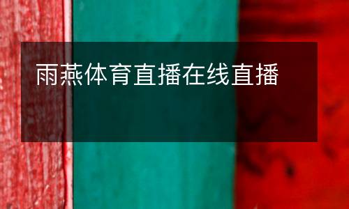 雨燕體育直播在線直播