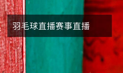 羽毛球直播賽事直播