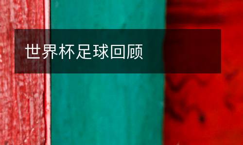 世界杯足球回顧