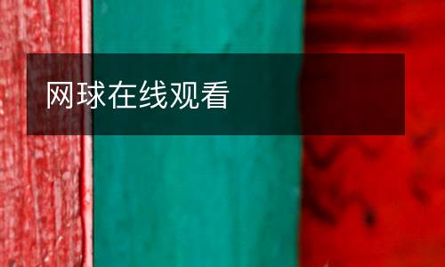 網(wǎng)球在線觀看