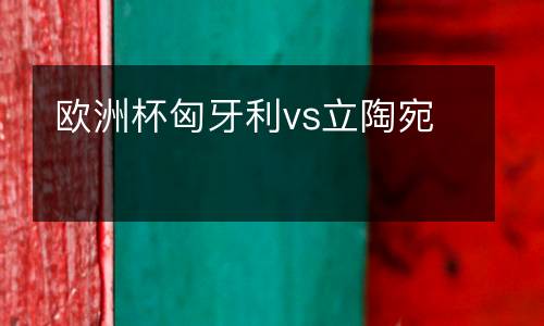 歐洲杯匈牙利vs立陶宛